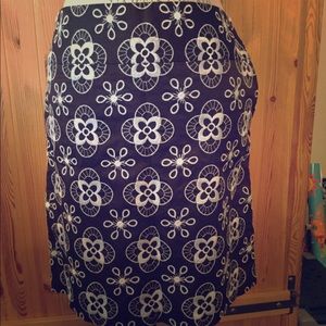 Pencil knee length skirt